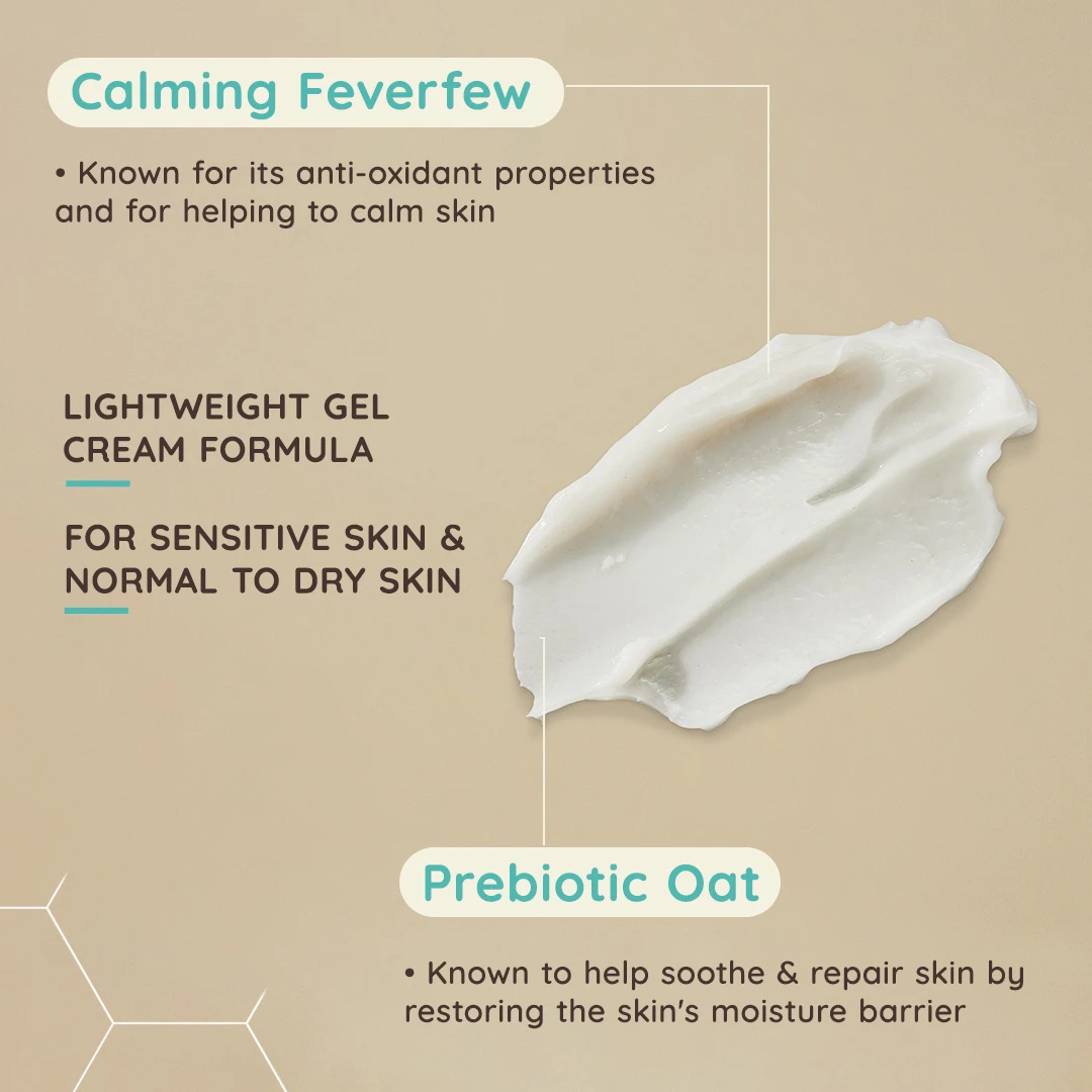  Aveeno Face CALM+RESTORE® Oat Gel Moisturiser 50ml