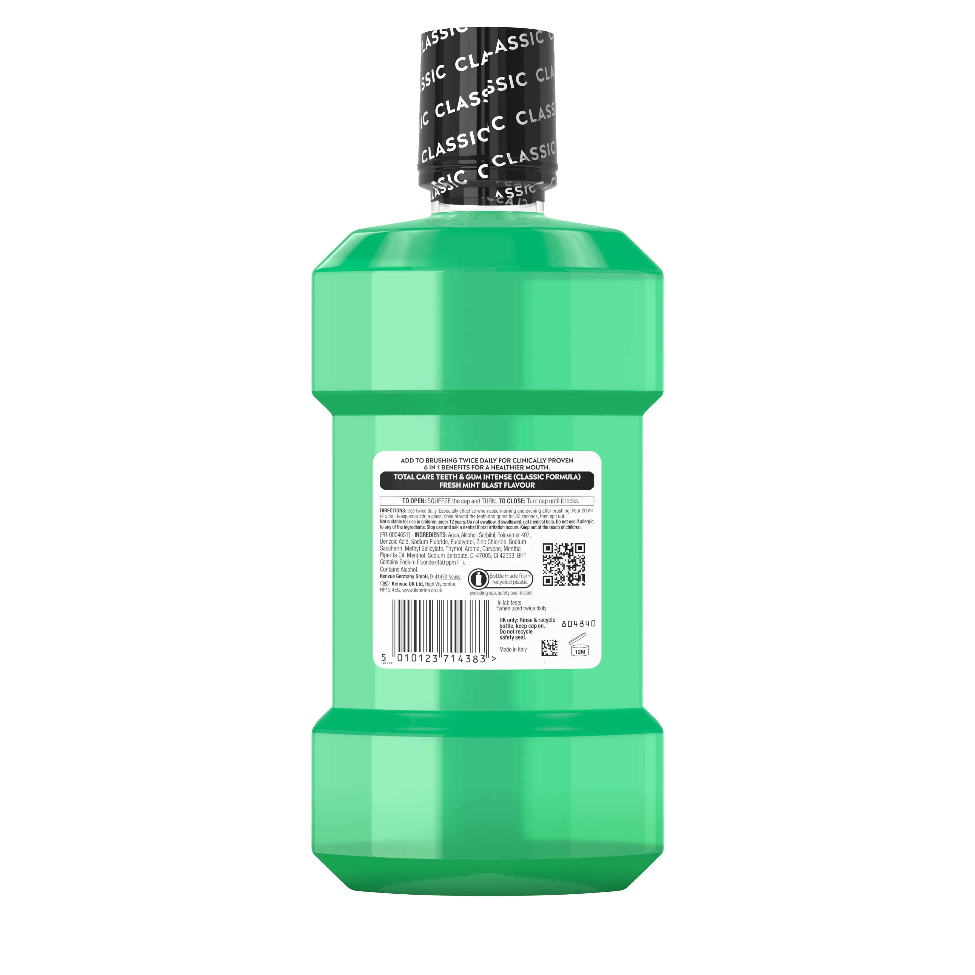 LISTERINE® Total Care Teeth & Gum Intense Taste Classic Mouthwash