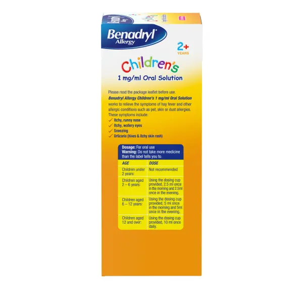BENADRYL® Allergy Syrup Children 2+