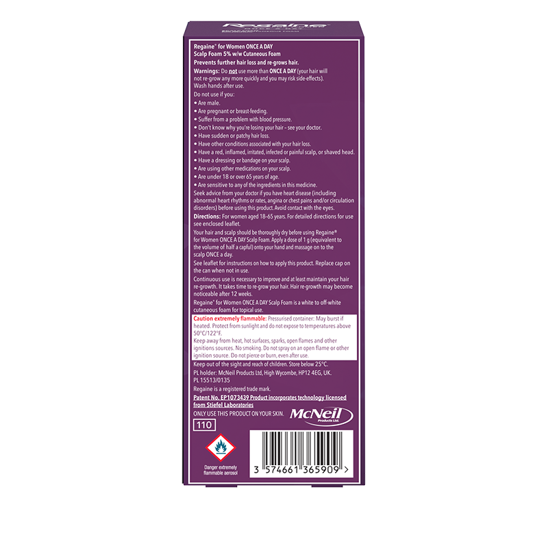 REGAINE® For Women Once a Day Scalp Foam (Minoxidil) 73ml