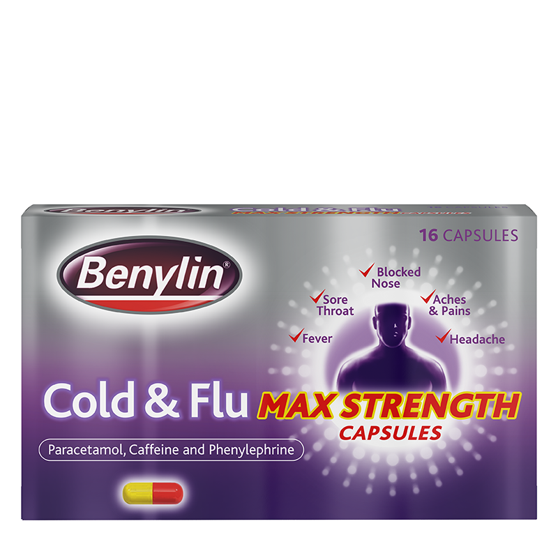 Benylin® Cold & Flu Max Strength Capsules 16s