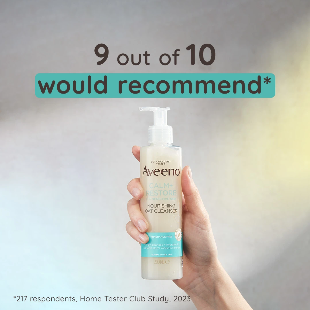 Aveeno Face CALM+RESTORE® Nourishing Oat Cleanser 200ml 