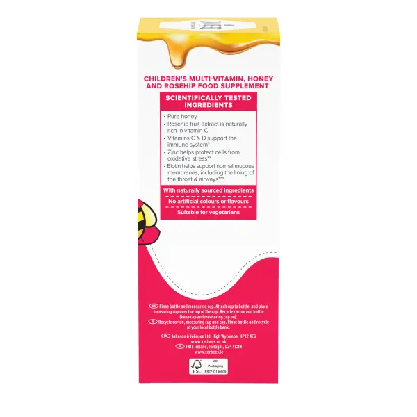 Zarbee's® Children's MultiVits + Immune Support Liquid 120ml