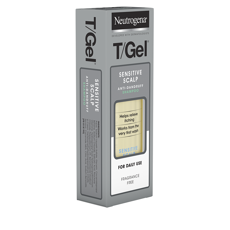 NEUTROGENA T/Gel® Sensitive Scalp Shampoo 150ml - angle shot
