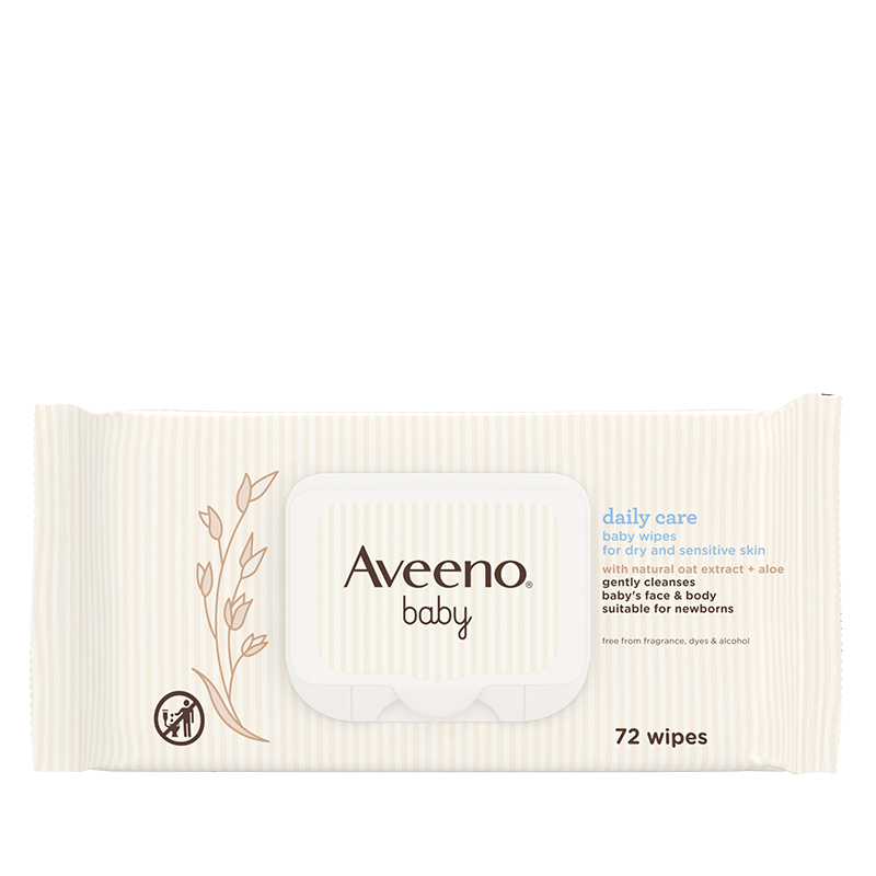 Aveeno® Daily Care Wipes 72s - front shot