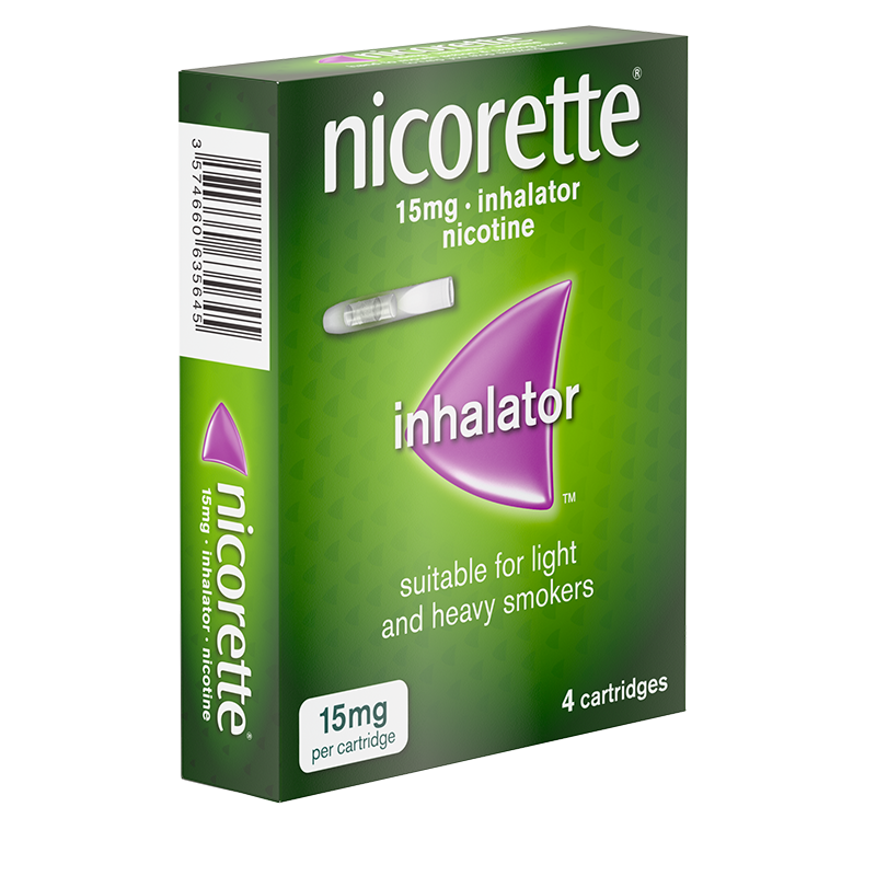 NICORETTE® Inhalator 15mg 4s - Front side