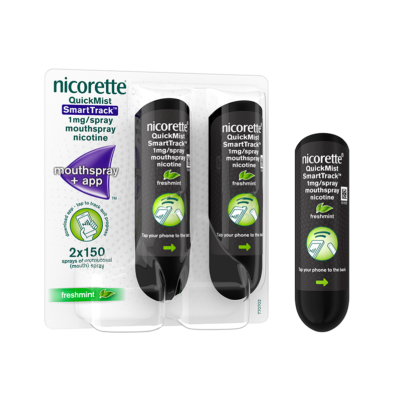 NICORETTE® Quickmist SmartTrack Mouthspray 1mg/spray Duo