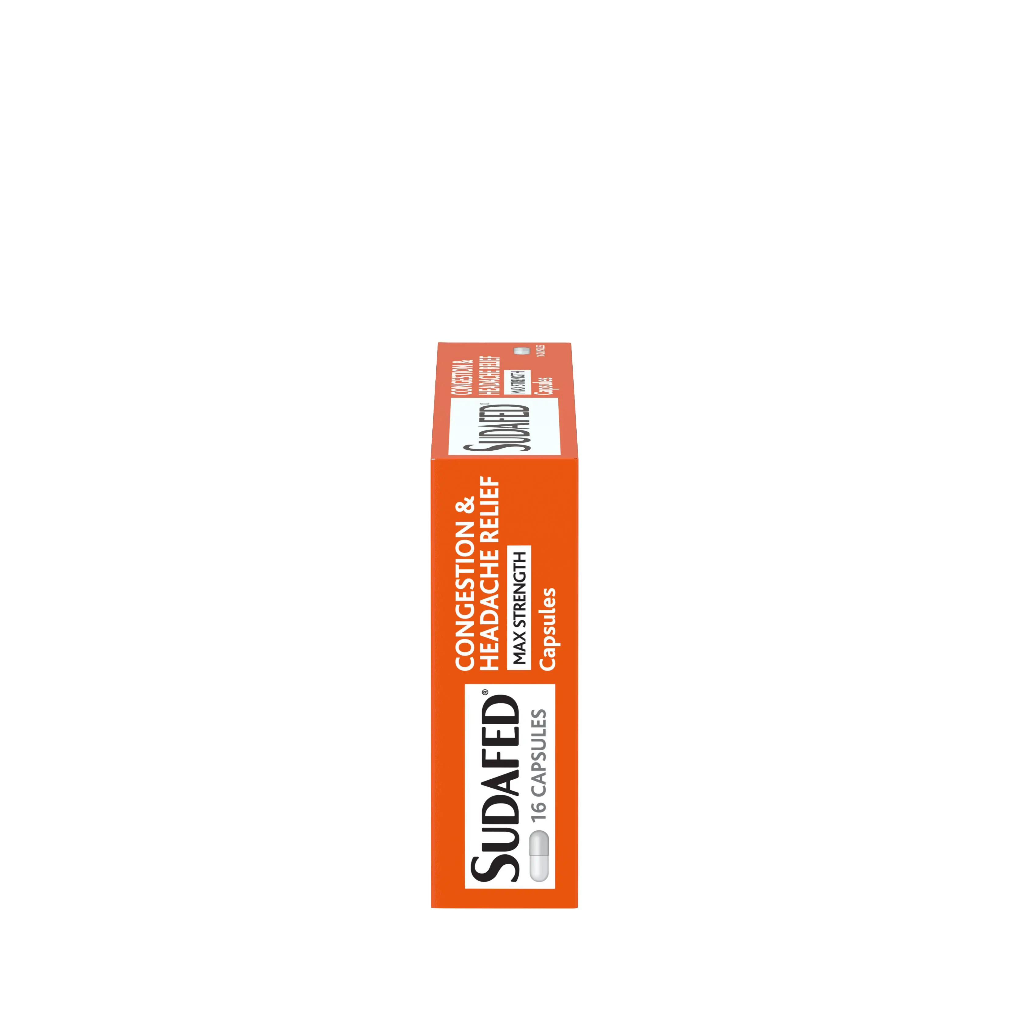 SUDAFED® Congestion & Headache Relief Max Strength Capsules 16s