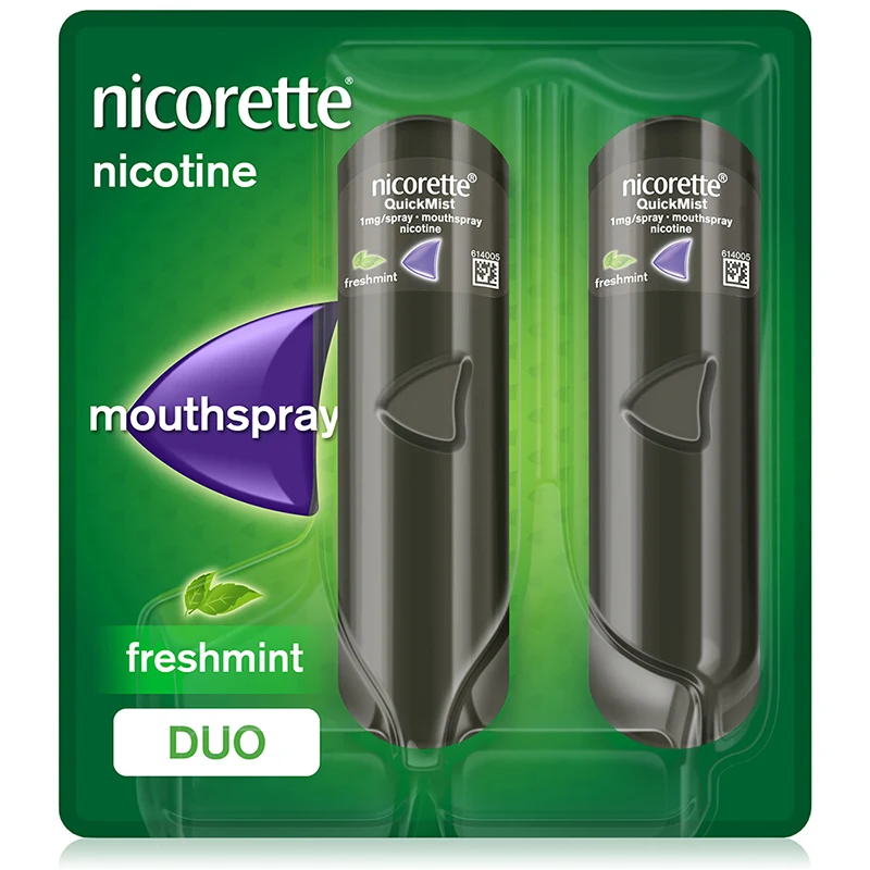 NICORETTE® Quickmist Mouthspray 1mg/spray Duo - front shot