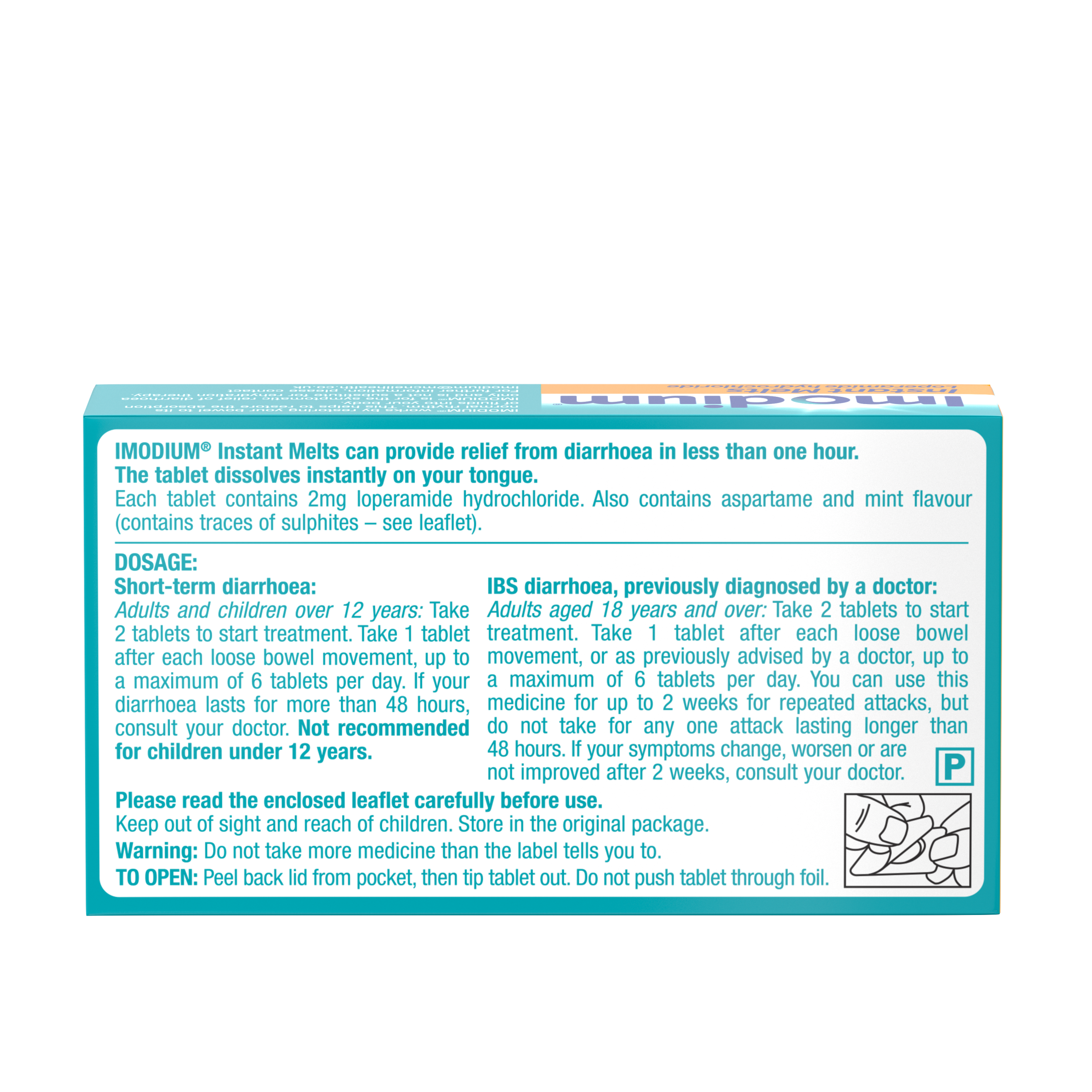 Imodium Instant Melts