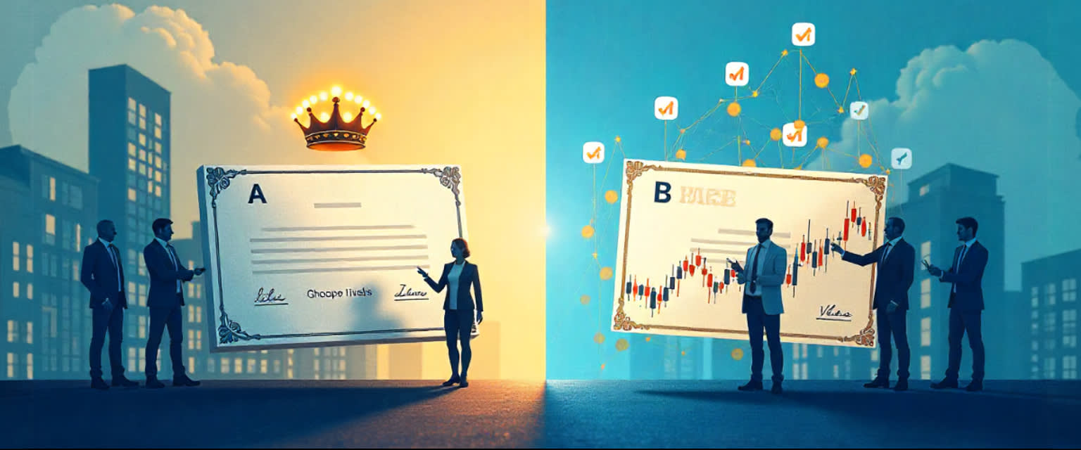 A- vs B-aksjer i Skandinavia: stemmerett vs likviditet for tradere