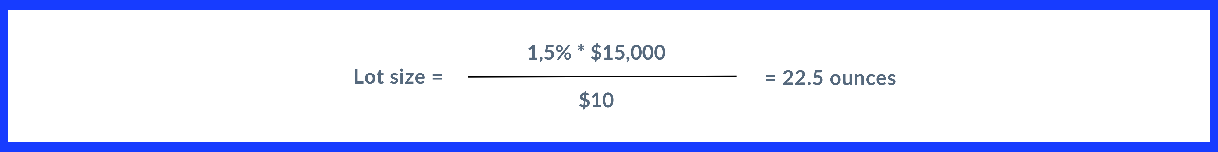 Lot in trading: how to calculate the correct size