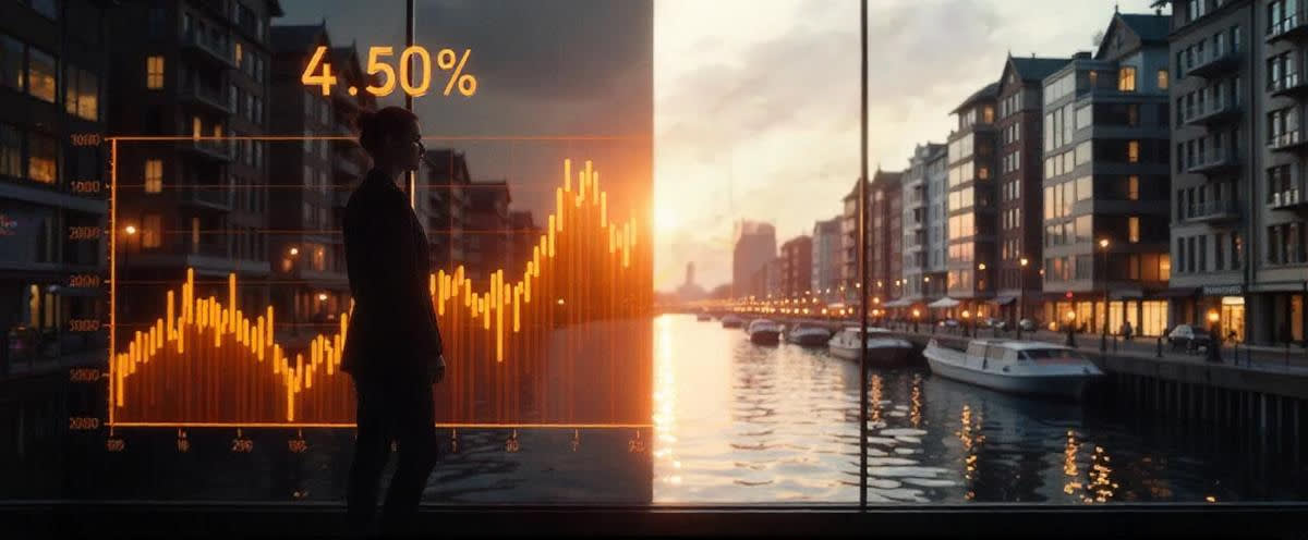 Norway’s interest rate decision: fluctuating rates, economic tension, and uncertainty.