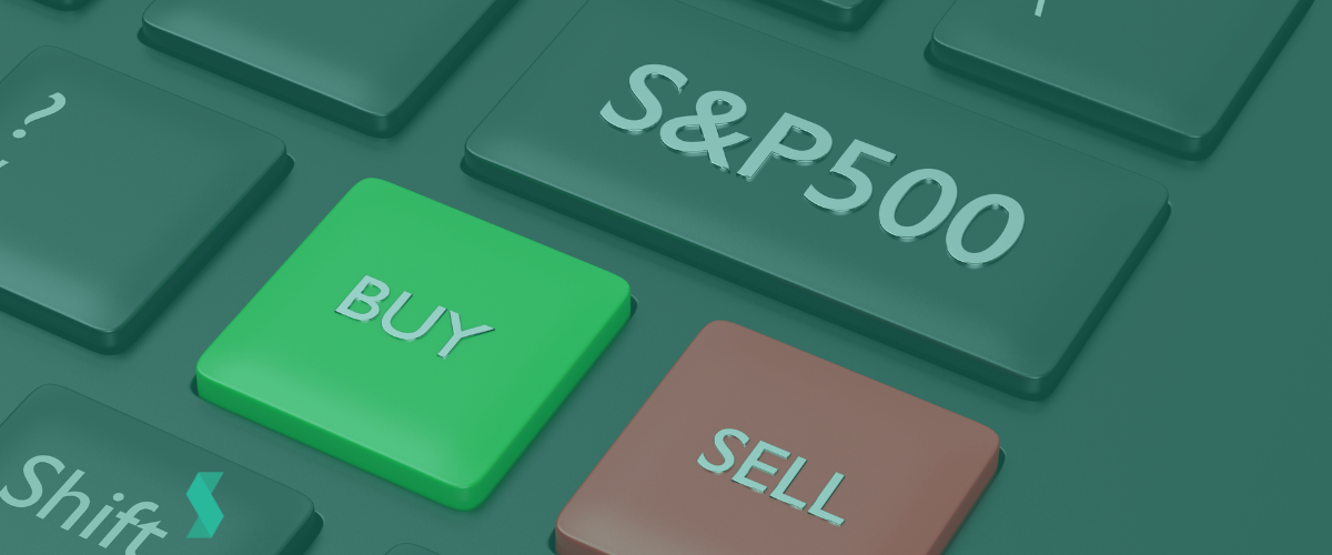 S&P 500 buy or sell on keyboard