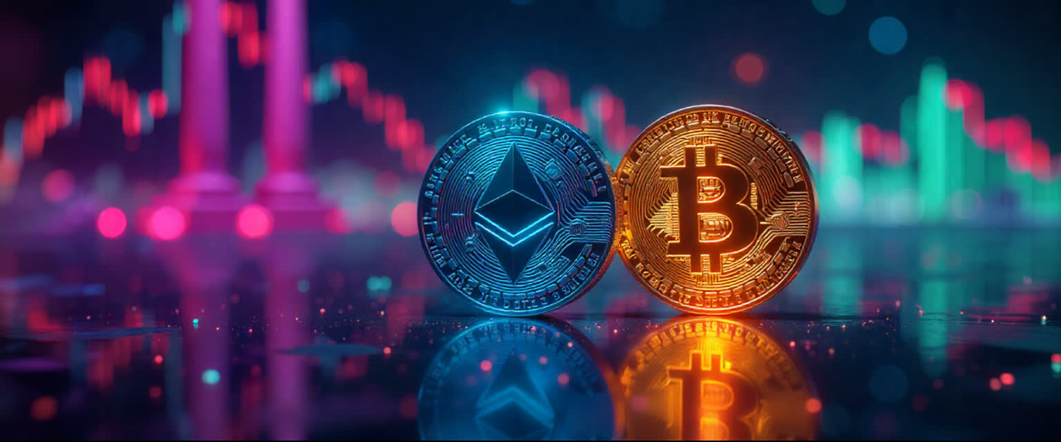 Ethereum lyser ved siden av Bitcoin med ETF-diagrammer