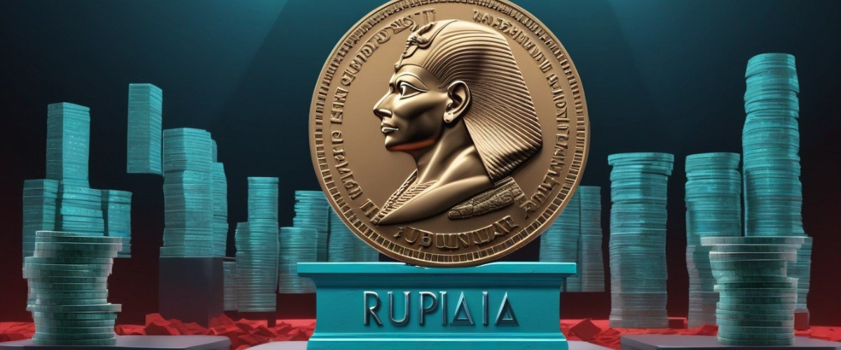 Most undervalued currency in the world: Representation with rupiah at the top of a podium.