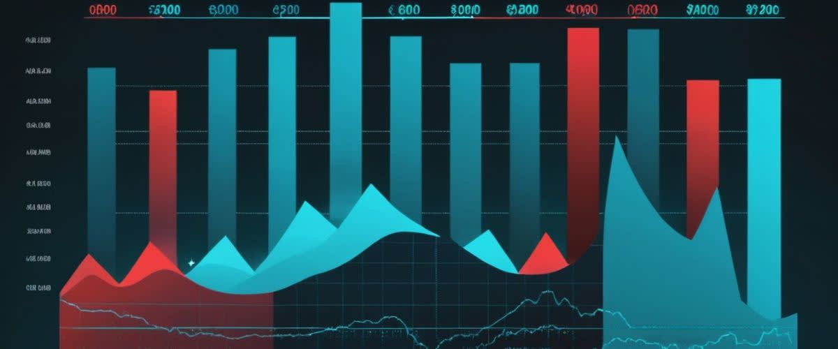 Participação de mercado: gráfico do mercado de ações mostrando a participação de mercado.