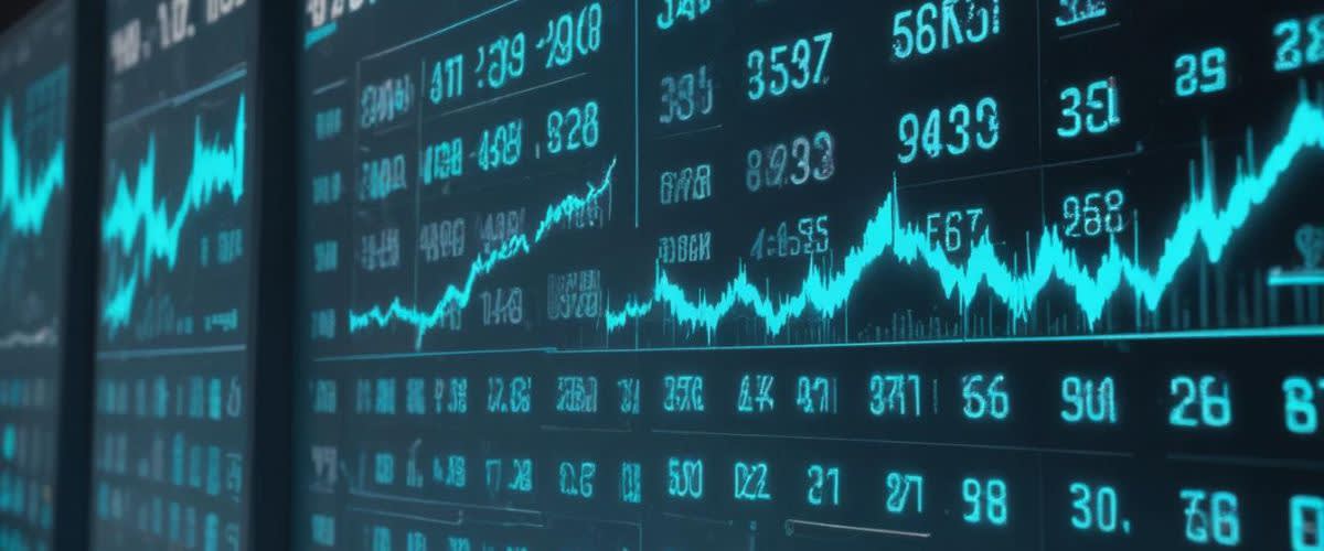 Qué se cotiza en bolsa: una visualización del mercado de valores que muestra varios precios de acciones