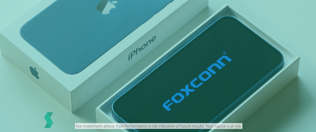 iphone displaying foxconn