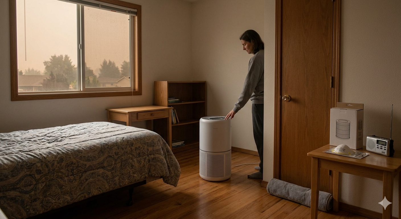Wildfire Smoke Clean Room Setup: Air Purifier, Filters, and What Actually Helps