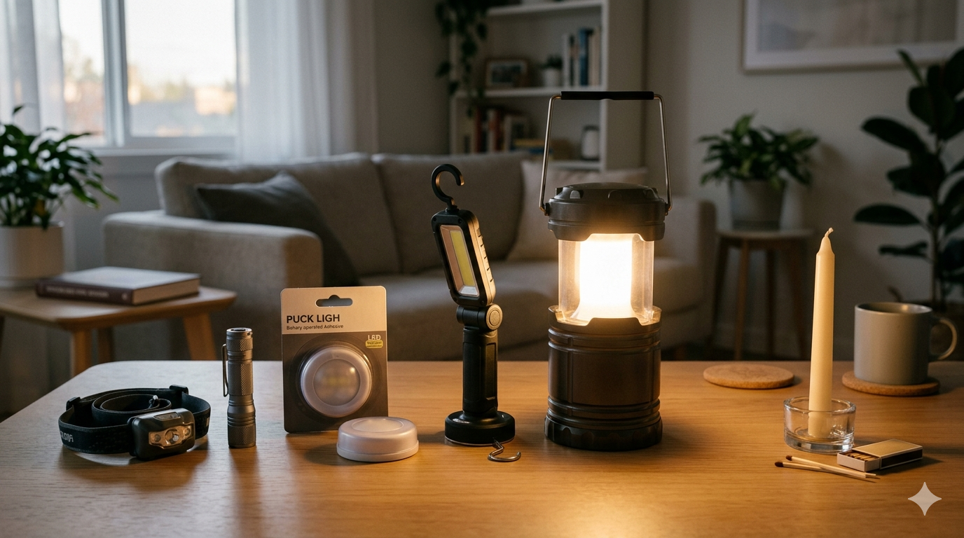 Best Lights for a Blackout: What to Use Before Candles