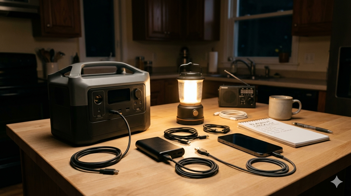 Power Bank vs Portable Power Station: What You Need for a Blackout