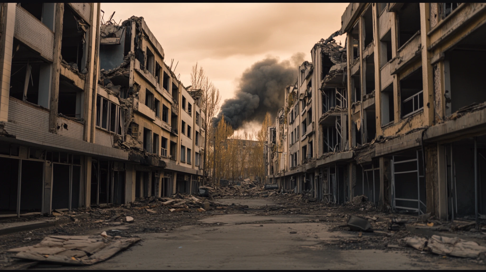 Through the Ashes: Escaping a City After the Bombs Fall