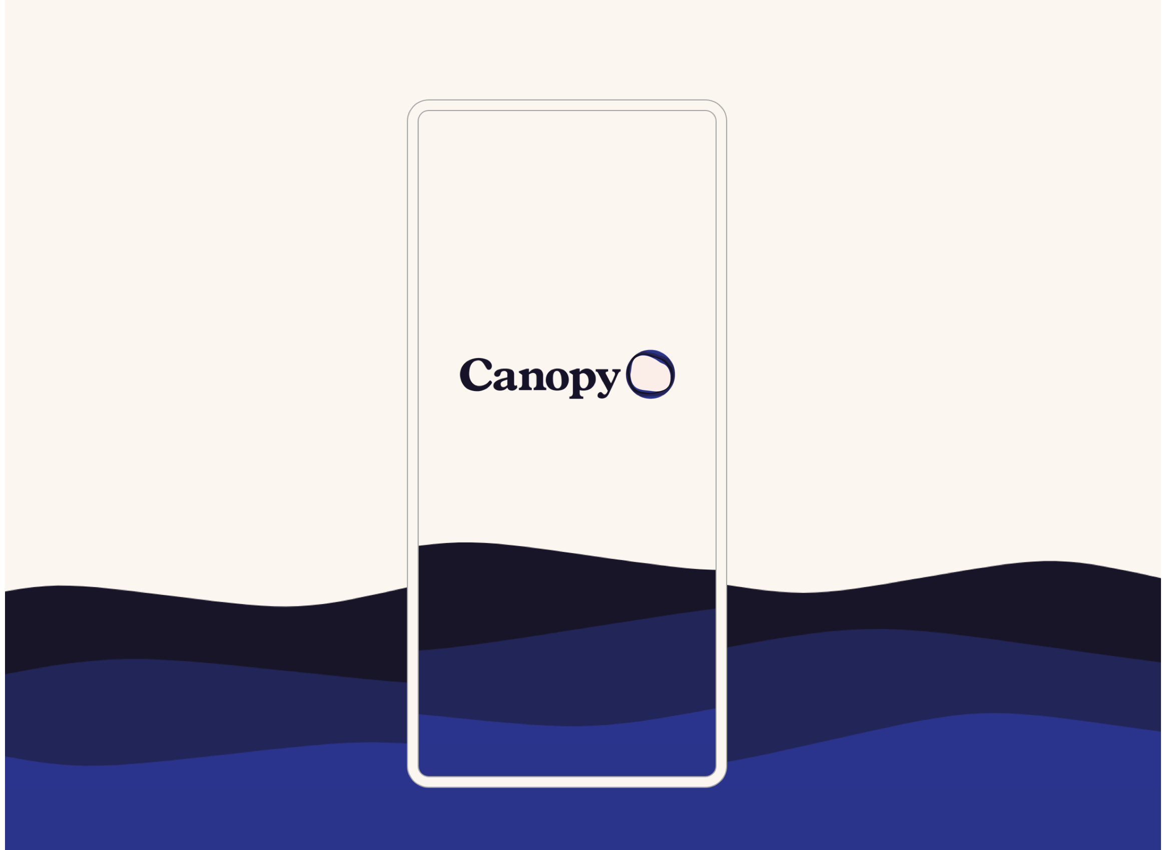 Canopy mobile phone screen