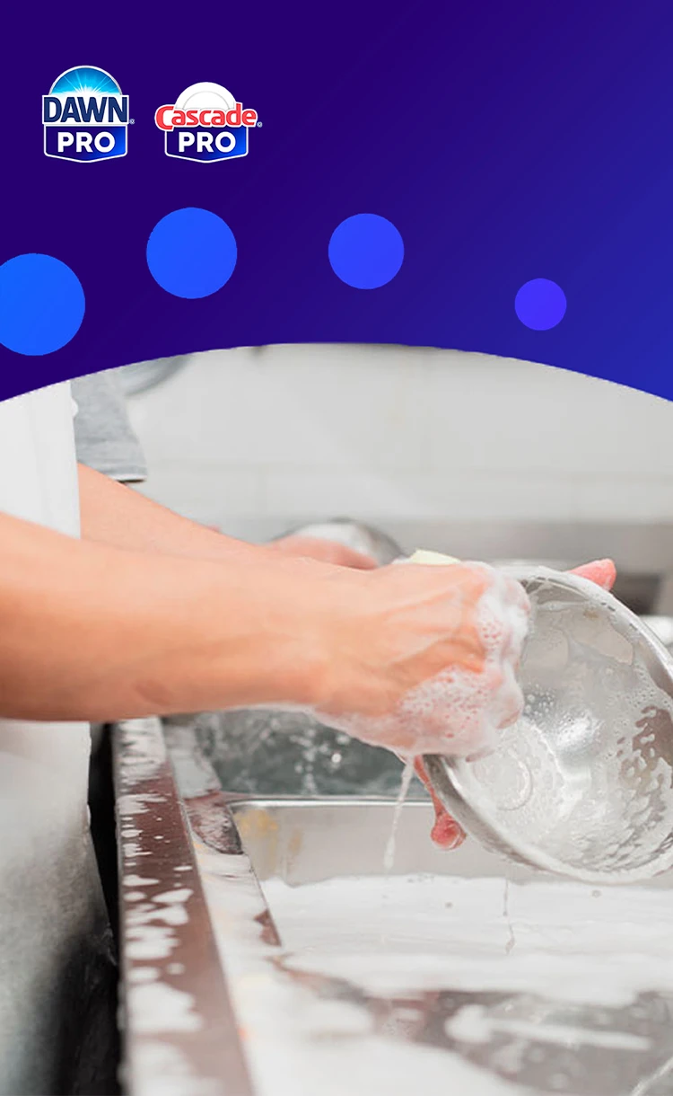 Dish, pot and pan cleaning products