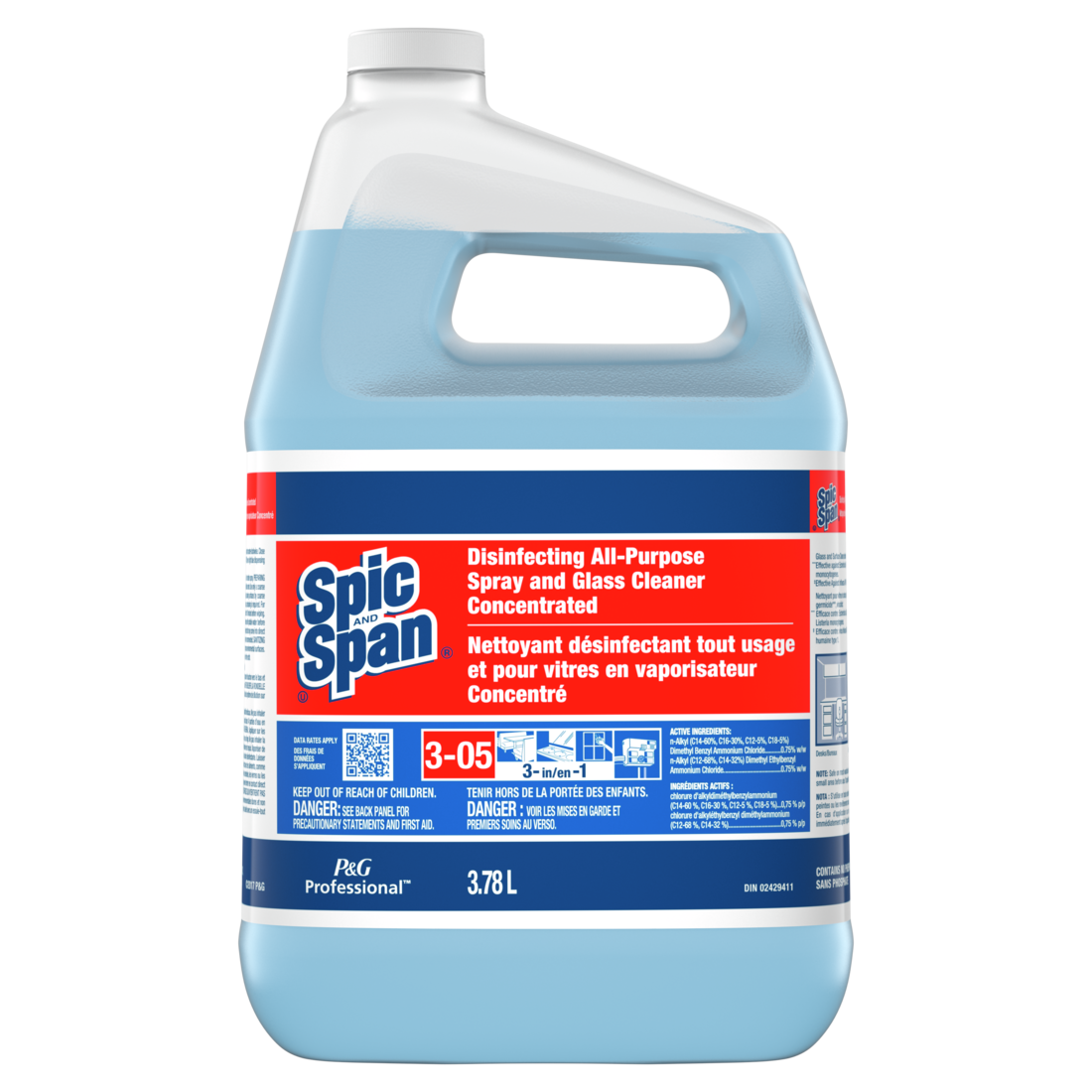 Spick and Span
サスペンダー付きワーカーパンツ Spic and Span Floor Cleaner with Bleach | P&G Professional