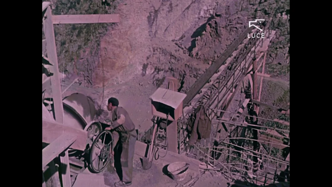 A building site at a dam