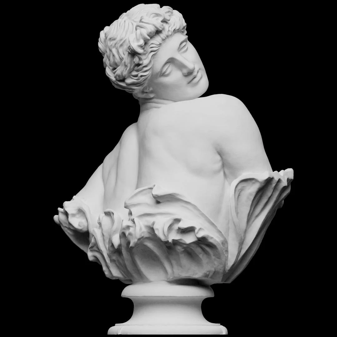 3D scan of a bust