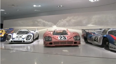 Still from 'Porsche Museum' video, Linked Heritage and  architekturclips_network, CCO