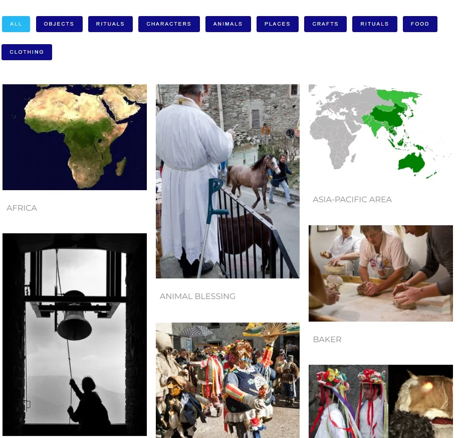 Screenshot of routes/rituals on Querylab