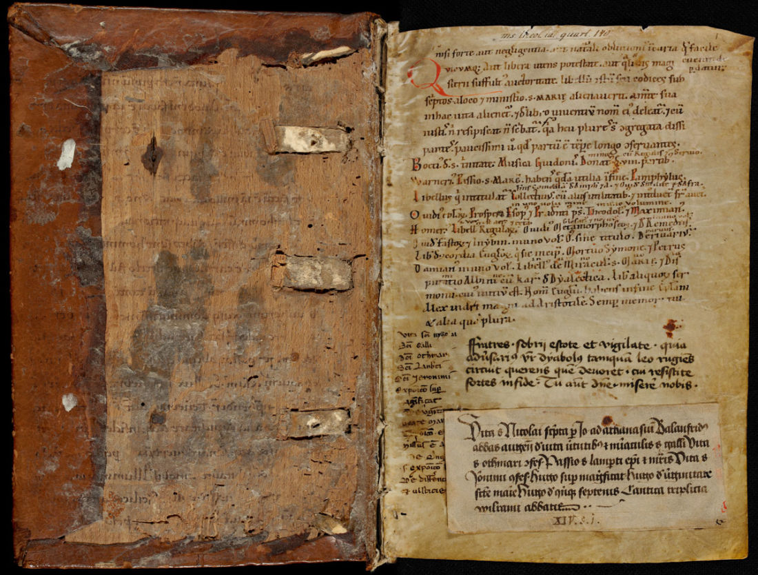 First page of a manuscript Vitae patrum