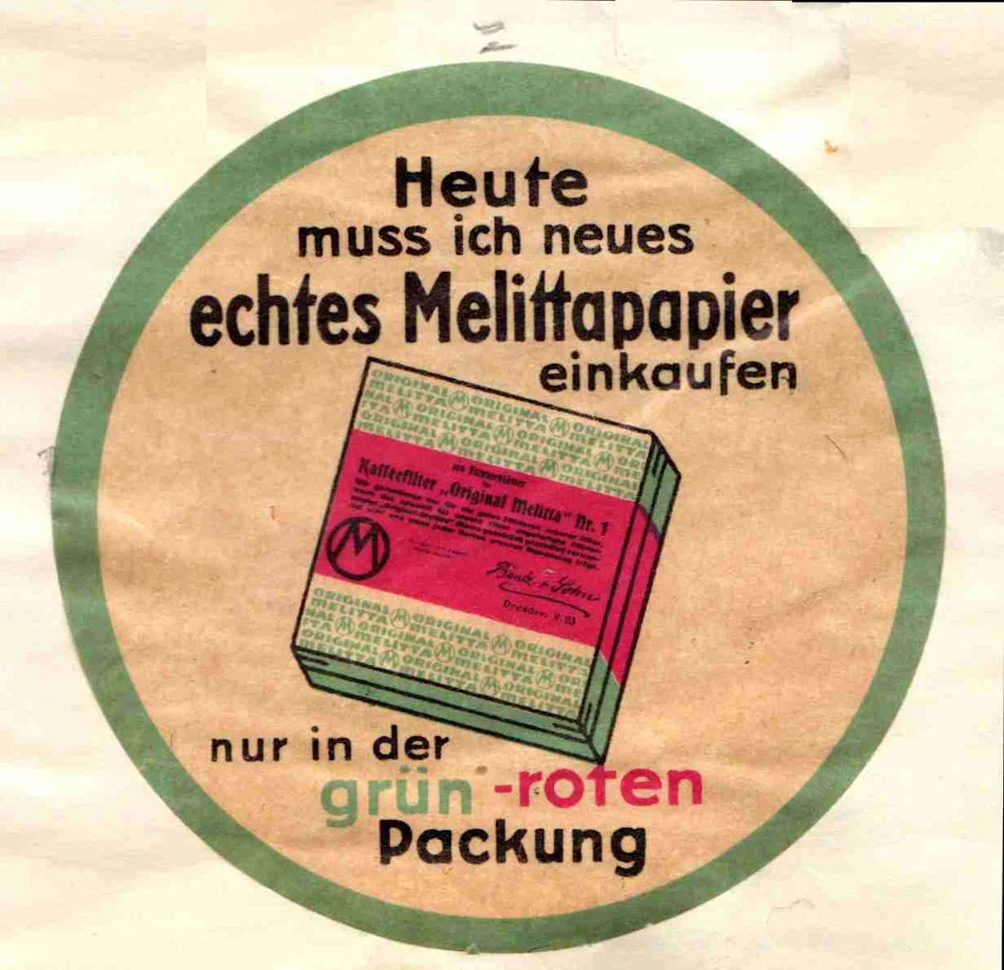 colour illustration, a product box in a green and yellow circle with text in German