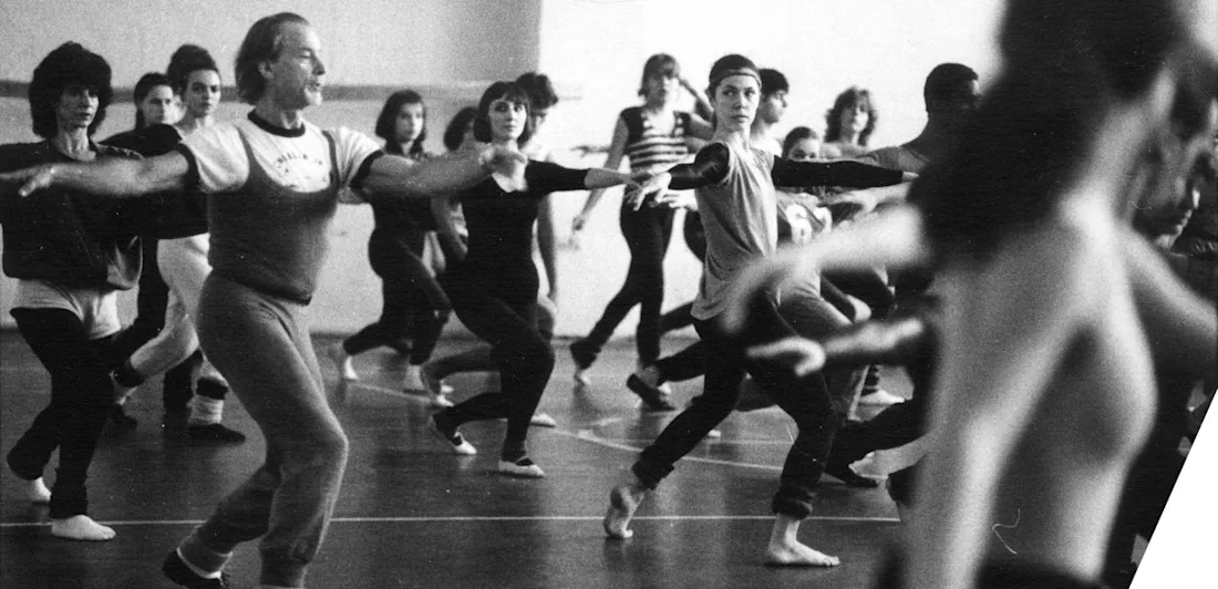 People in a dance class