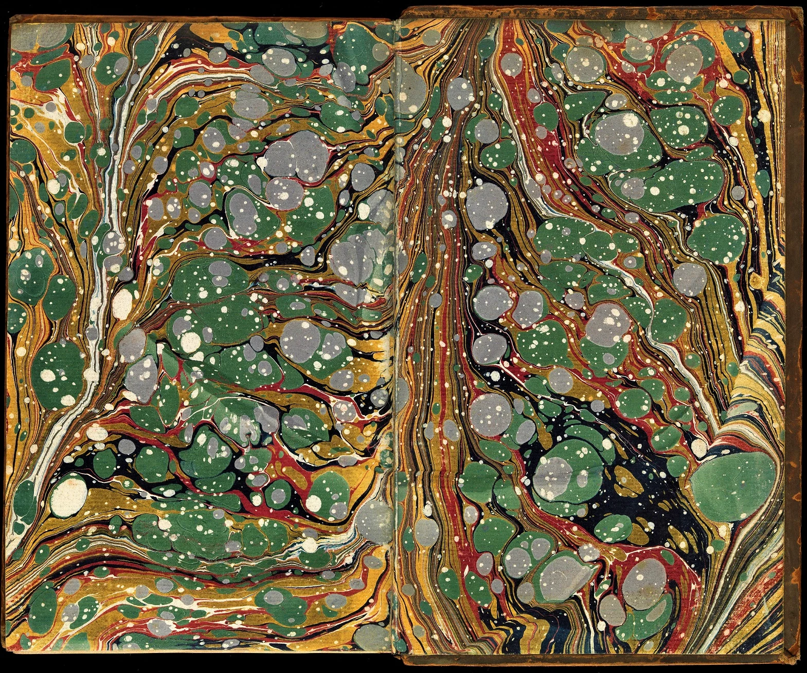 Endpapers: beautiful patterns and illustrations inside book covers |  Europeana, image size:1569x1310