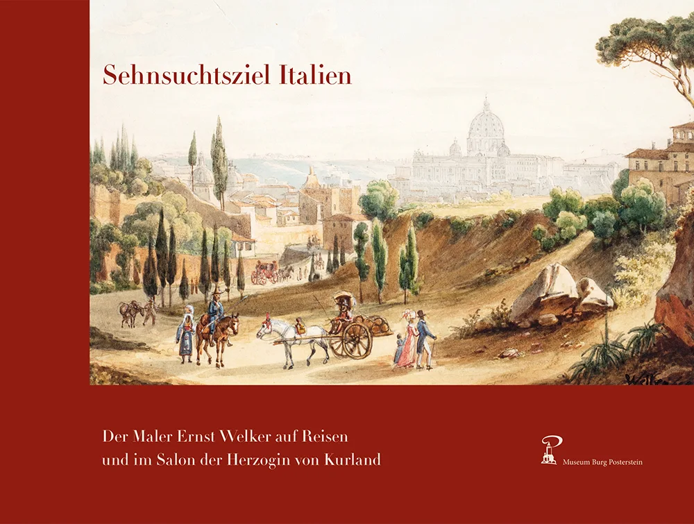 cover of book Sehnsuchtsziel Italien with painting