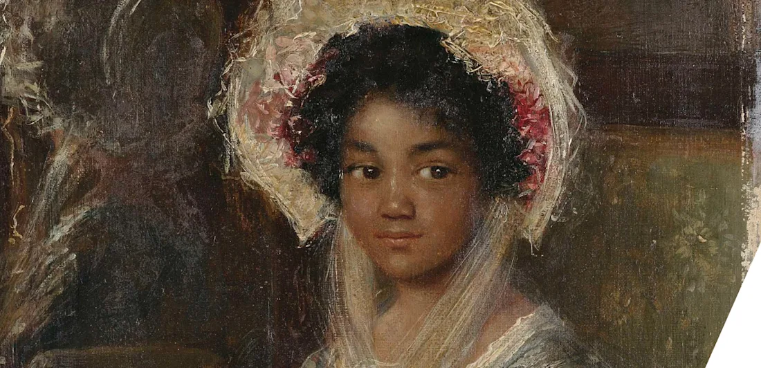 Young woman with a fan
