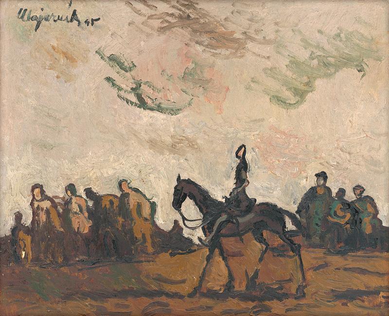Refugees. Cyprián Majerník, Slovak National Gallery, Public Domain