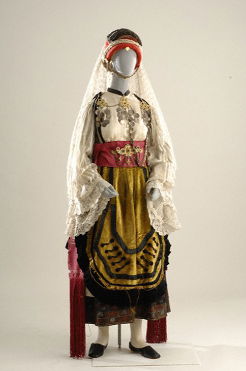 Folk Greek bridal gowns Europeana