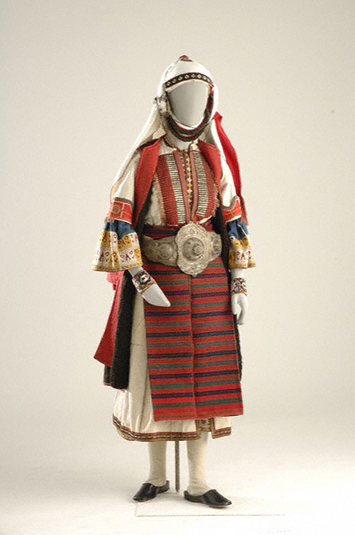 Folk Greek bridal gowns Europeana