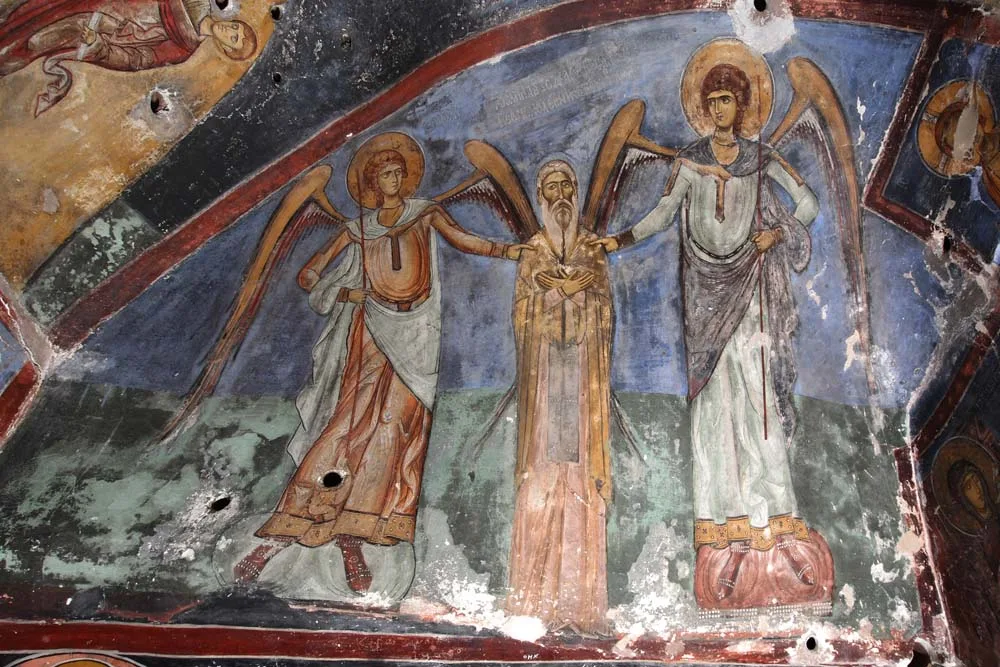 St. Neophytos Monastery cave church frescoes