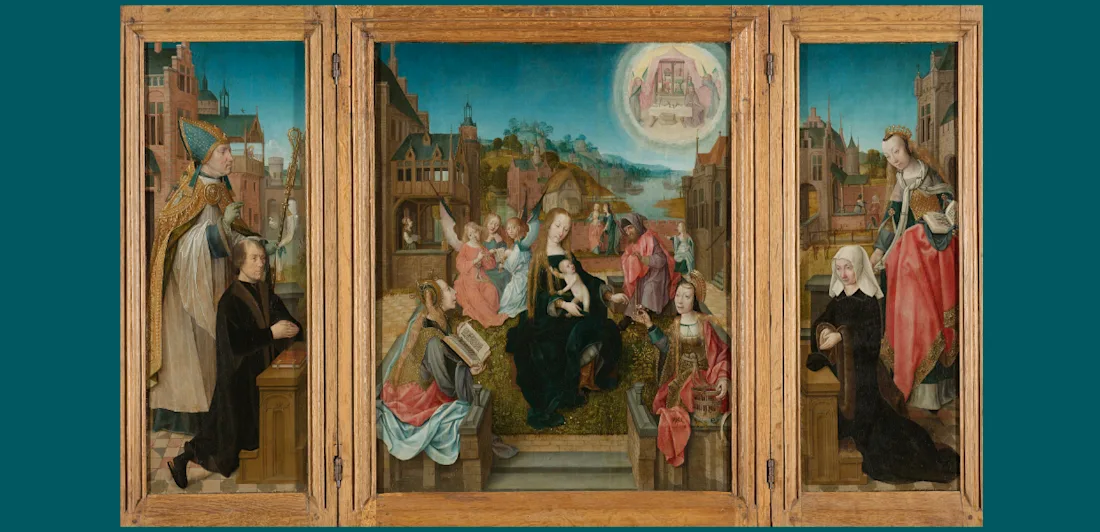 Triptych with Virgin and Child
