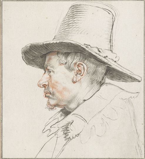 'Portret van een onbekende man ()', Rijksmuseum, public domain