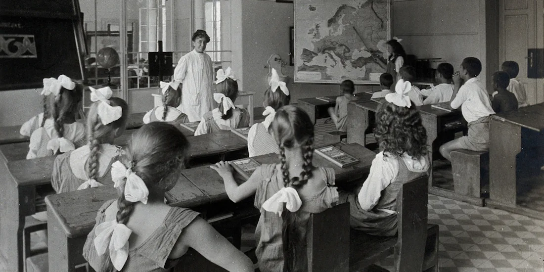 Children in a classroom