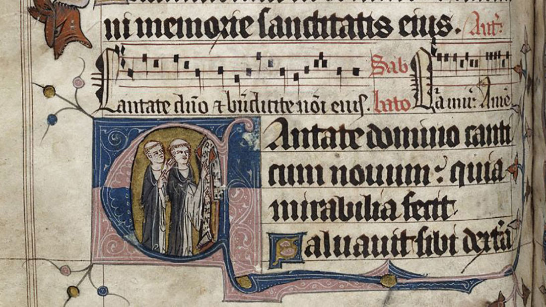 medieval monks singing