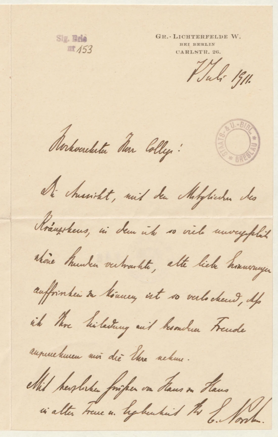scan of a hand-written letter