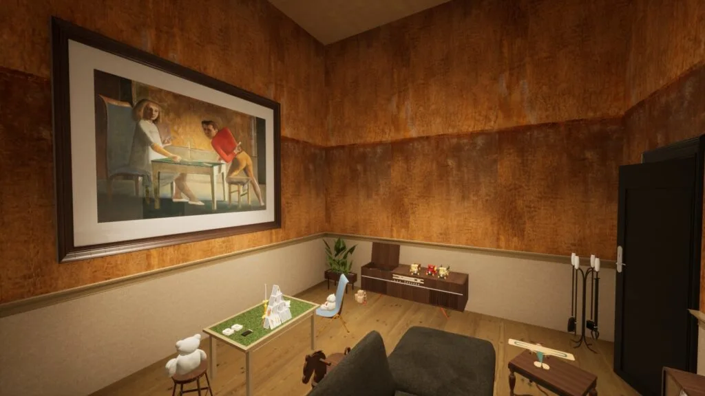 Screenshot of Virtual Art Spaces project in Spatial for Built with Bits 3